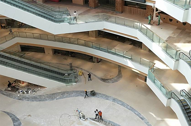 大信新都匯開(kāi)荒保潔案例