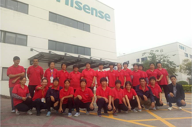 海信集團十萬平方企業(yè)保潔案例